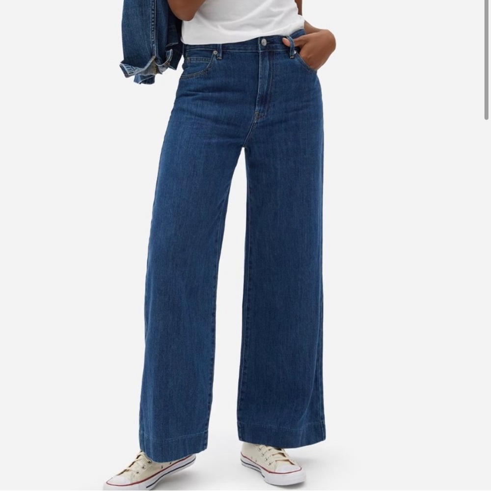 EVERLANE The Summer Wide Leg Jeans Super Soft Size 28